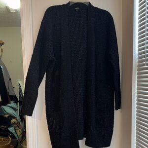Apt. 9 Classic Black with Silver Flecks Women's Cardigan